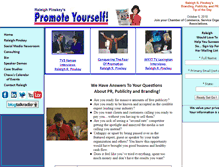 Tablet Screenshot of blog.promoteyourself.com
